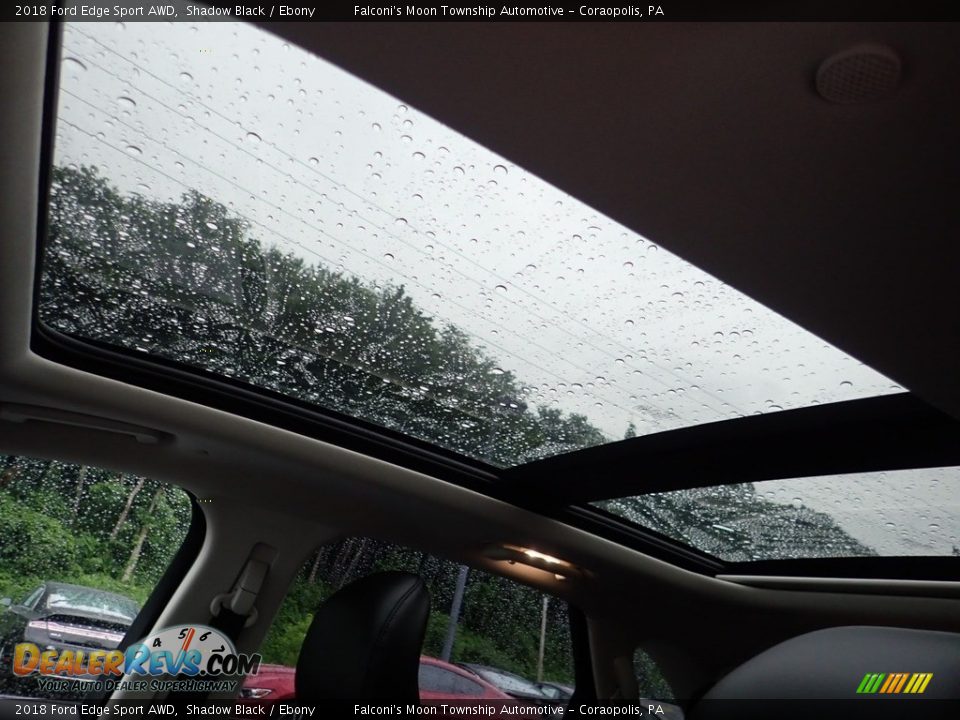 2018 Ford Edge Sport AWD Shadow Black / Ebony Photo #20