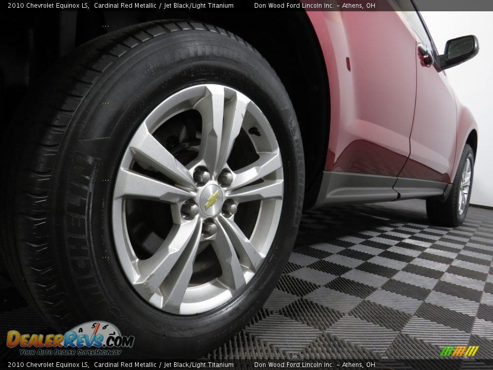 2010 Chevrolet Equinox LS Cardinal Red Metallic / Jet Black/Light Titanium Photo #15