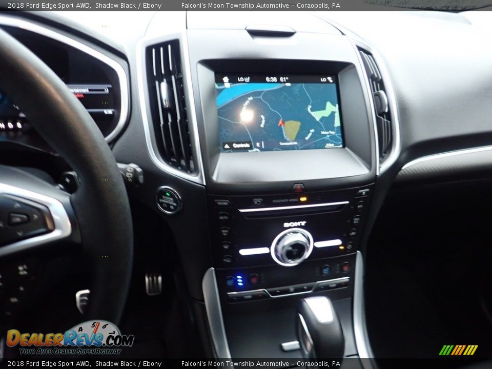 2018 Ford Edge Sport AWD Shadow Black / Ebony Photo #22