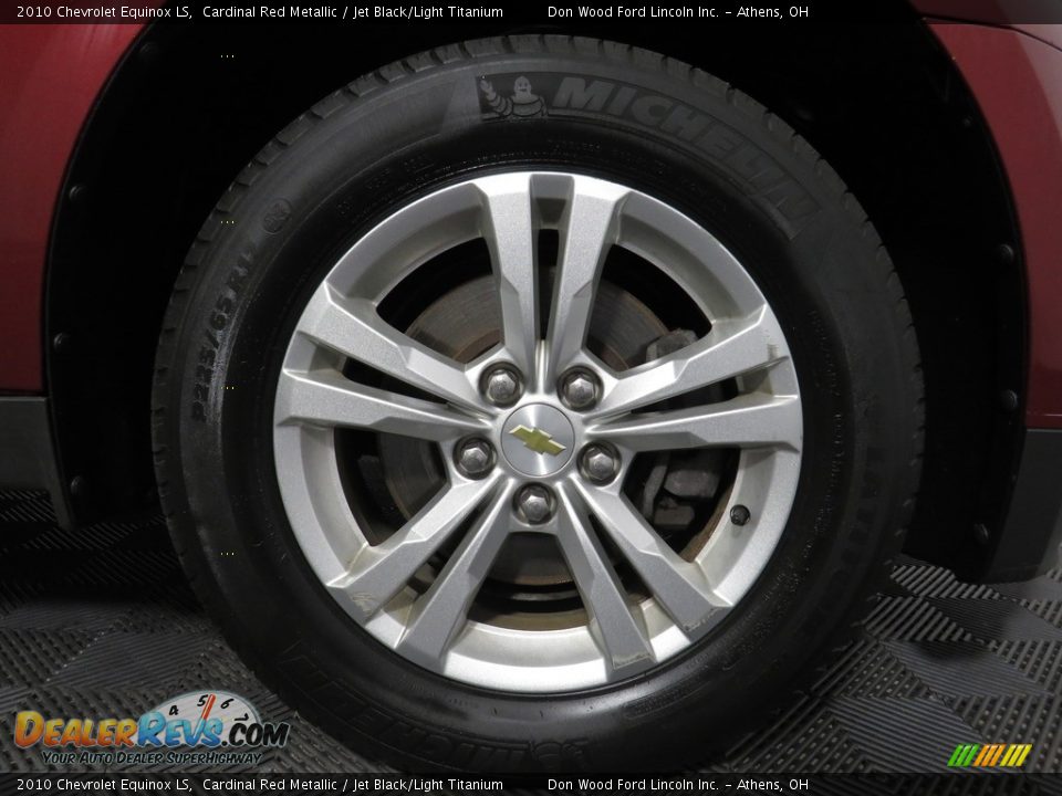 2010 Chevrolet Equinox LS Cardinal Red Metallic / Jet Black/Light Titanium Photo #17