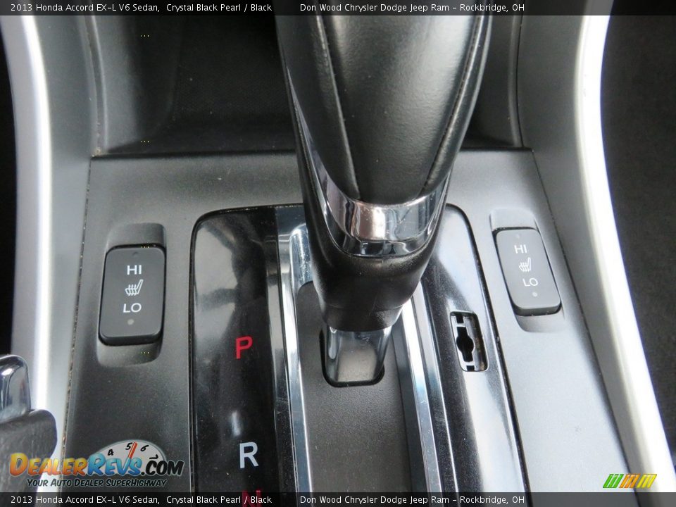 2013 Honda Accord EX-L V6 Sedan Crystal Black Pearl / Black Photo #27