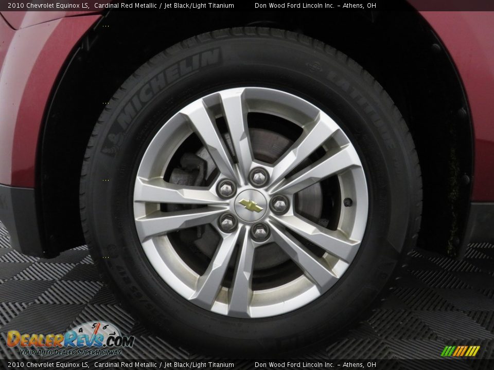 2010 Chevrolet Equinox LS Cardinal Red Metallic / Jet Black/Light Titanium Photo #18