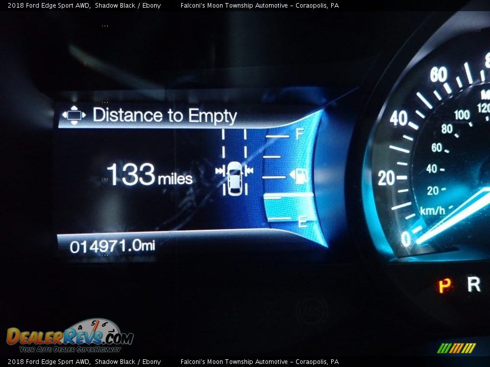 2018 Ford Edge Sport AWD Shadow Black / Ebony Photo #24