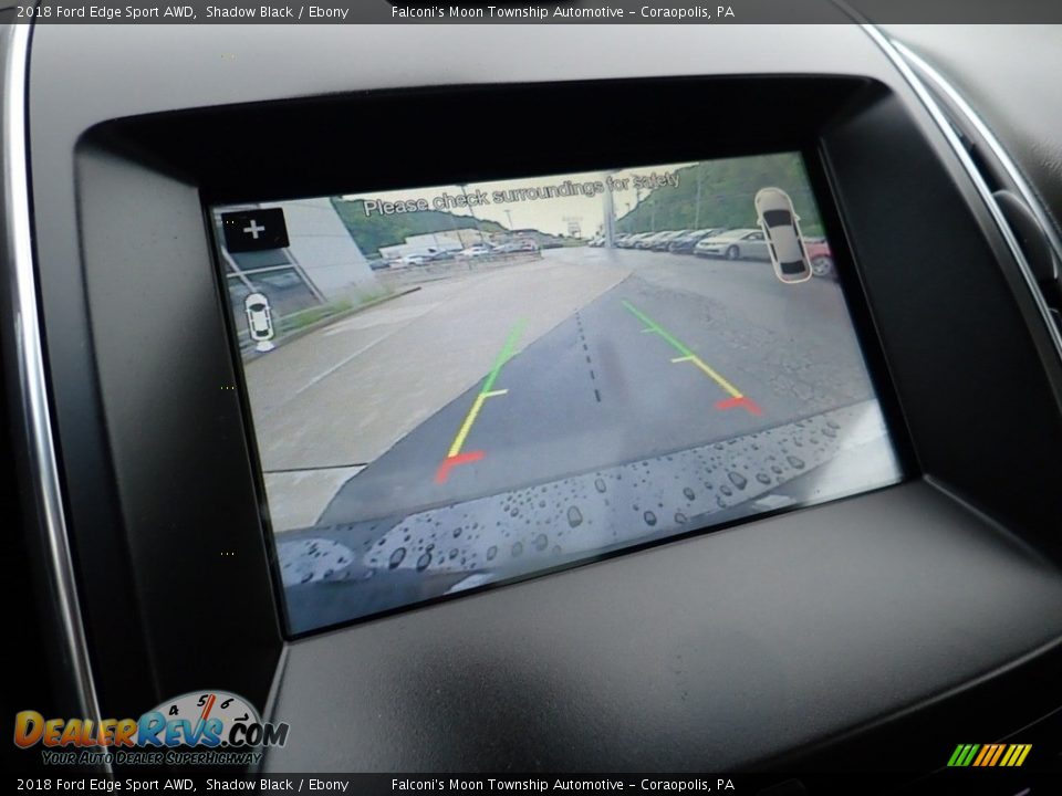 2018 Ford Edge Sport AWD Shadow Black / Ebony Photo #25