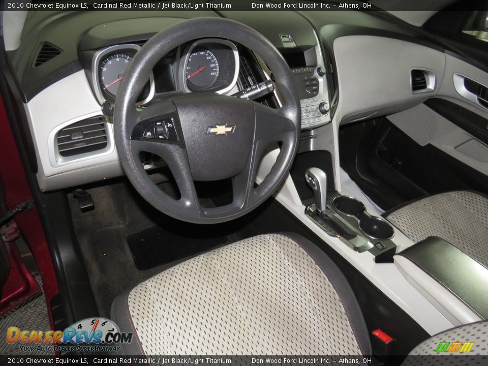 2010 Chevrolet Equinox LS Cardinal Red Metallic / Jet Black/Light Titanium Photo #22
