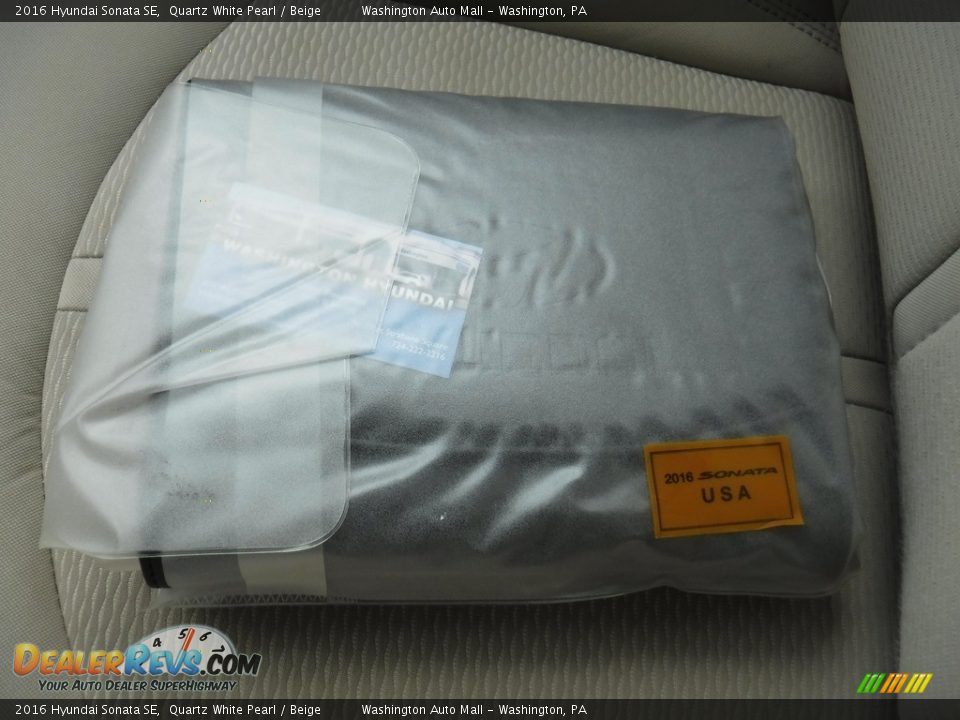 2016 Hyundai Sonata SE Quartz White Pearl / Beige Photo #22