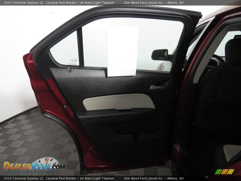 2010 Chevrolet Equinox LS Cardinal Red Metallic / Jet Black/Light Titanium Photo #24