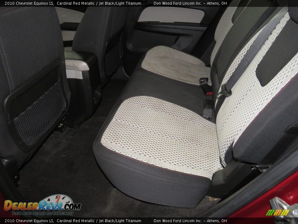2010 Chevrolet Equinox LS Cardinal Red Metallic / Jet Black/Light Titanium Photo #25