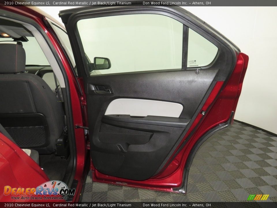 2010 Chevrolet Equinox LS Cardinal Red Metallic / Jet Black/Light Titanium Photo #26