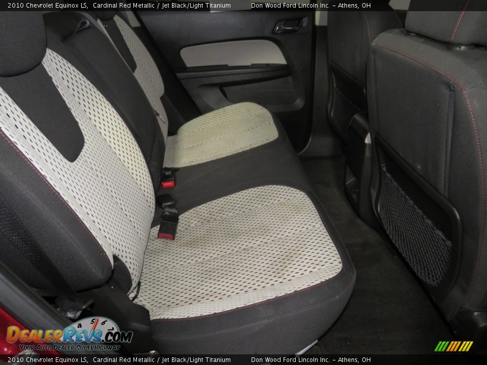 2010 Chevrolet Equinox LS Cardinal Red Metallic / Jet Black/Light Titanium Photo #27