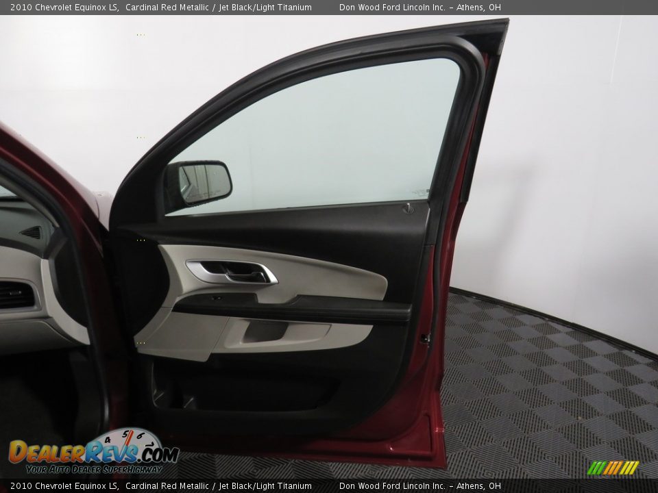 2010 Chevrolet Equinox LS Cardinal Red Metallic / Jet Black/Light Titanium Photo #28