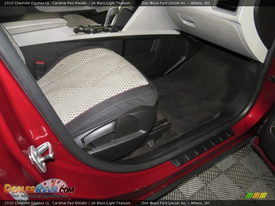 2010 Chevrolet Equinox LS Cardinal Red Metallic / Jet Black/Light Titanium Photo #29