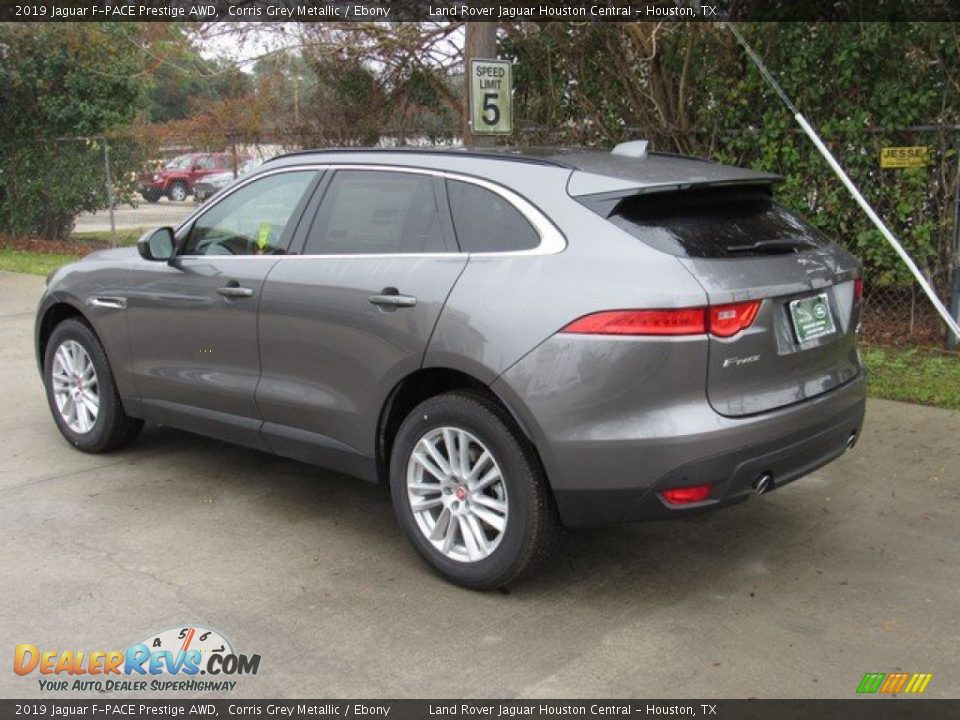 2019 Jaguar F-PACE Prestige AWD Corris Grey Metallic / Ebony Photo #2