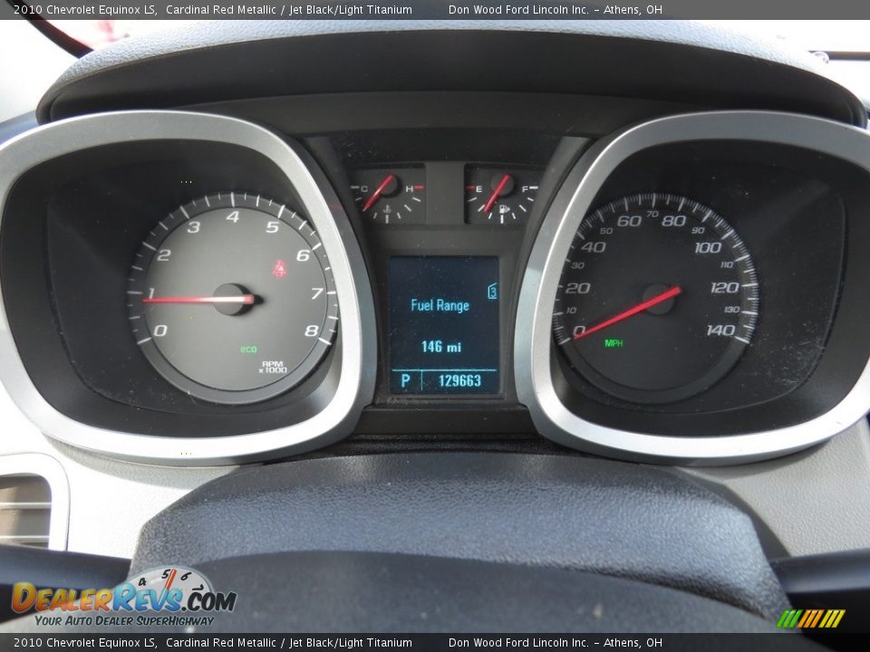 2010 Chevrolet Equinox LS Cardinal Red Metallic / Jet Black/Light Titanium Photo #31