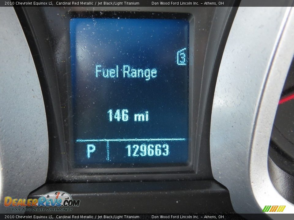 2010 Chevrolet Equinox LS Cardinal Red Metallic / Jet Black/Light Titanium Photo #32