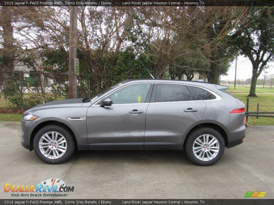 2019 Jaguar F-PACE Prestige AWD Corris Grey Metallic / Ebony Photo #6