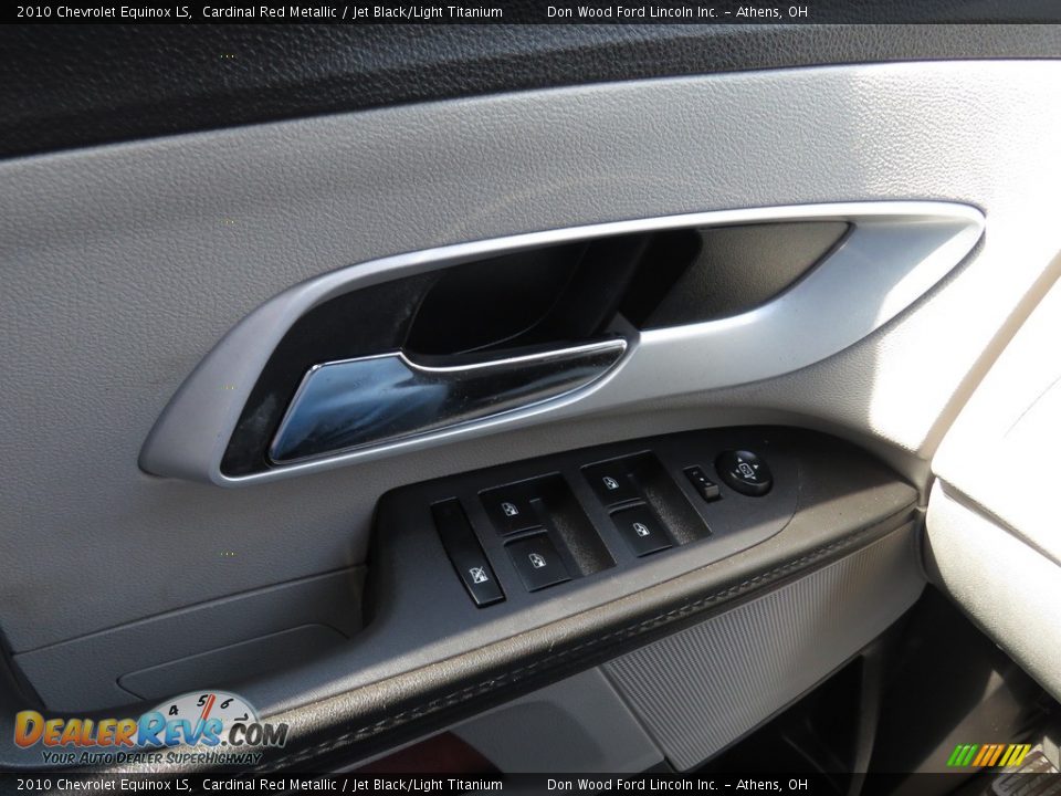 2010 Chevrolet Equinox LS Cardinal Red Metallic / Jet Black/Light Titanium Photo #33