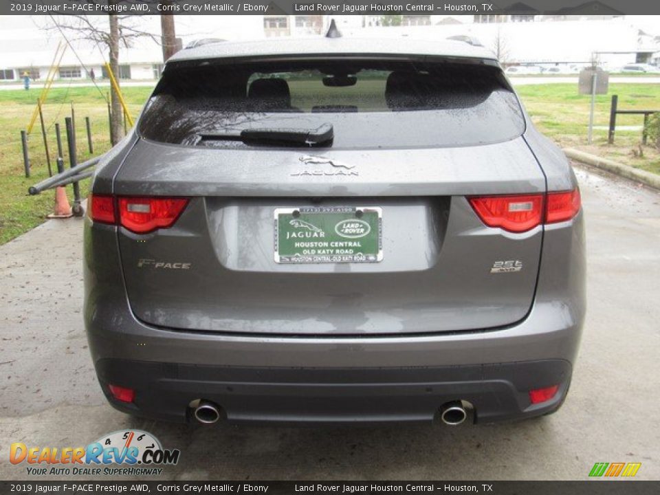 2019 Jaguar F-PACE Prestige AWD Corris Grey Metallic / Ebony Photo #7