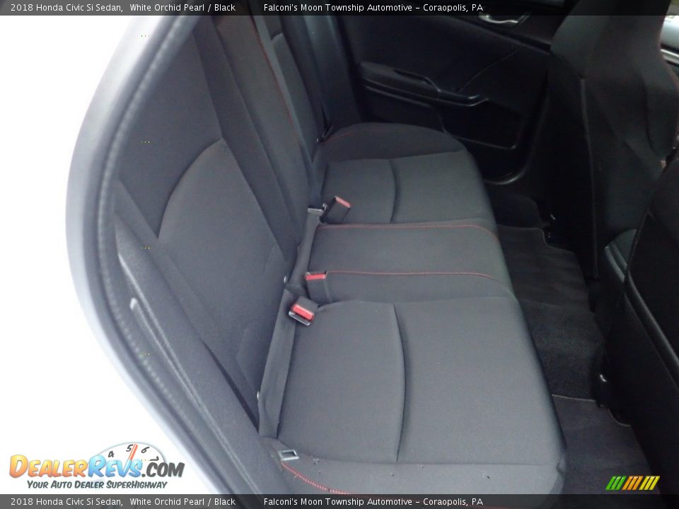 2018 Honda Civic Si Sedan White Orchid Pearl / Black Photo #14