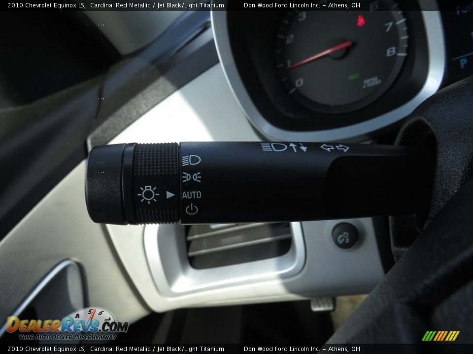 2010 Chevrolet Equinox LS Cardinal Red Metallic / Jet Black/Light Titanium Photo #34