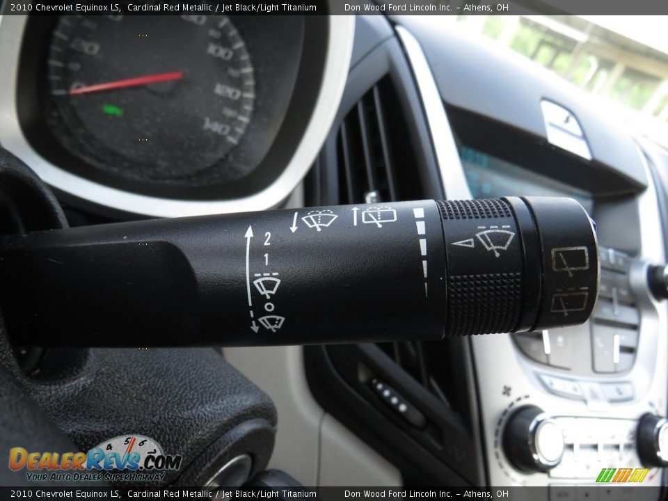 2010 Chevrolet Equinox LS Cardinal Red Metallic / Jet Black/Light Titanium Photo #35