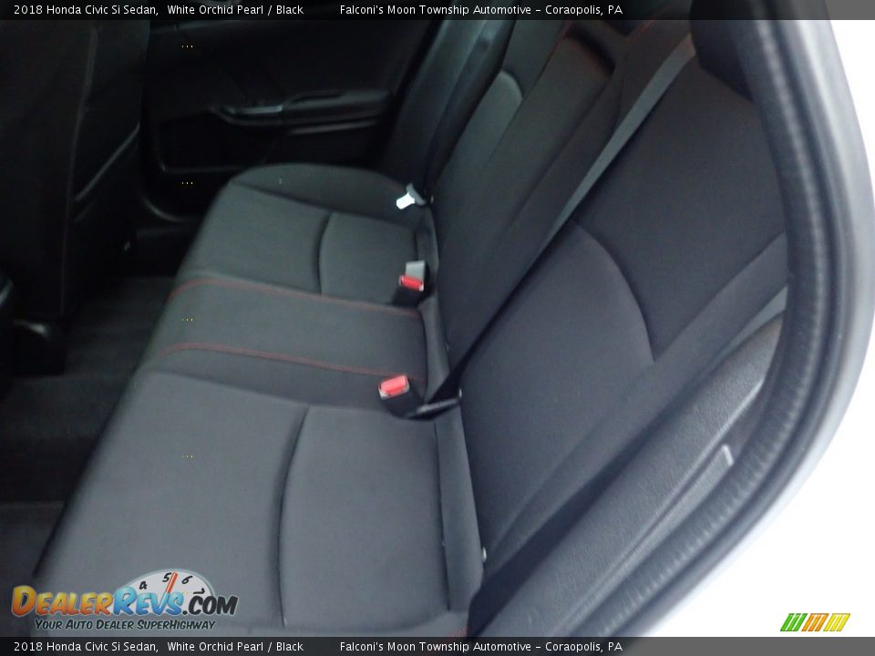 2018 Honda Civic Si Sedan White Orchid Pearl / Black Photo #16