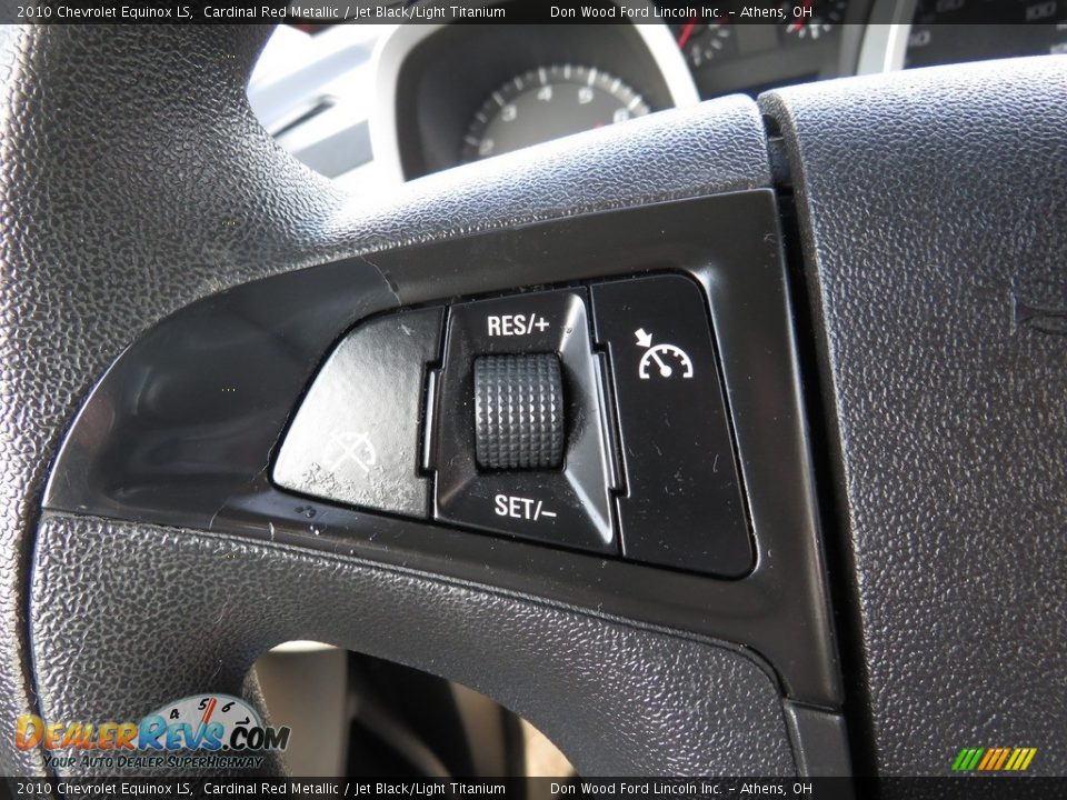 2010 Chevrolet Equinox LS Cardinal Red Metallic / Jet Black/Light Titanium Photo #36