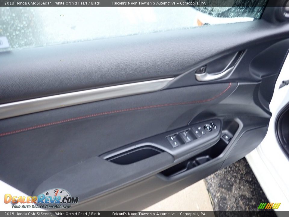 2018 Honda Civic Si Sedan White Orchid Pearl / Black Photo #18