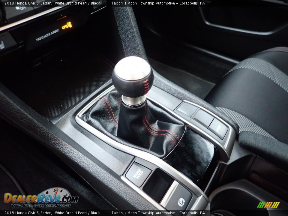 2018 Honda Civic Si Sedan White Orchid Pearl / Black Photo #19