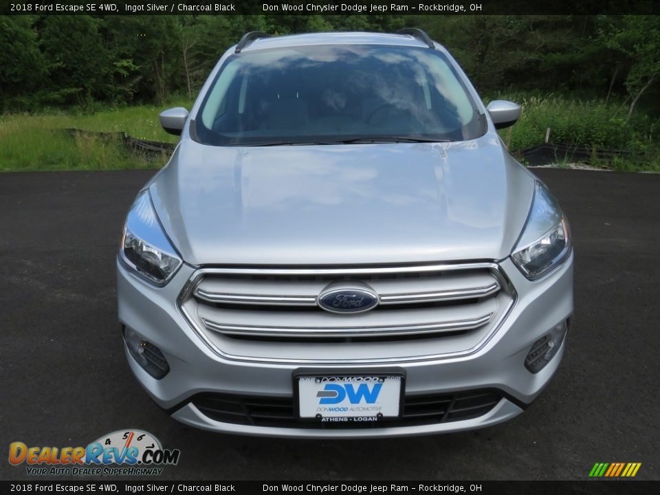 2018 Ford Escape SE 4WD Ingot Silver / Charcoal Black Photo #6