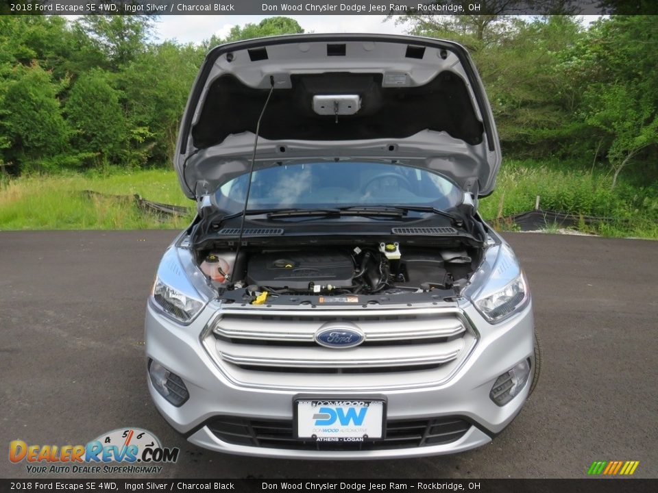 2018 Ford Escape SE 4WD Ingot Silver / Charcoal Black Photo #7