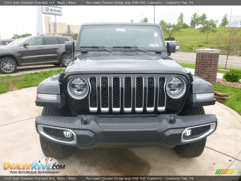 2020 Jeep Gladiator Overland 4x4 Black / Black Photo #8