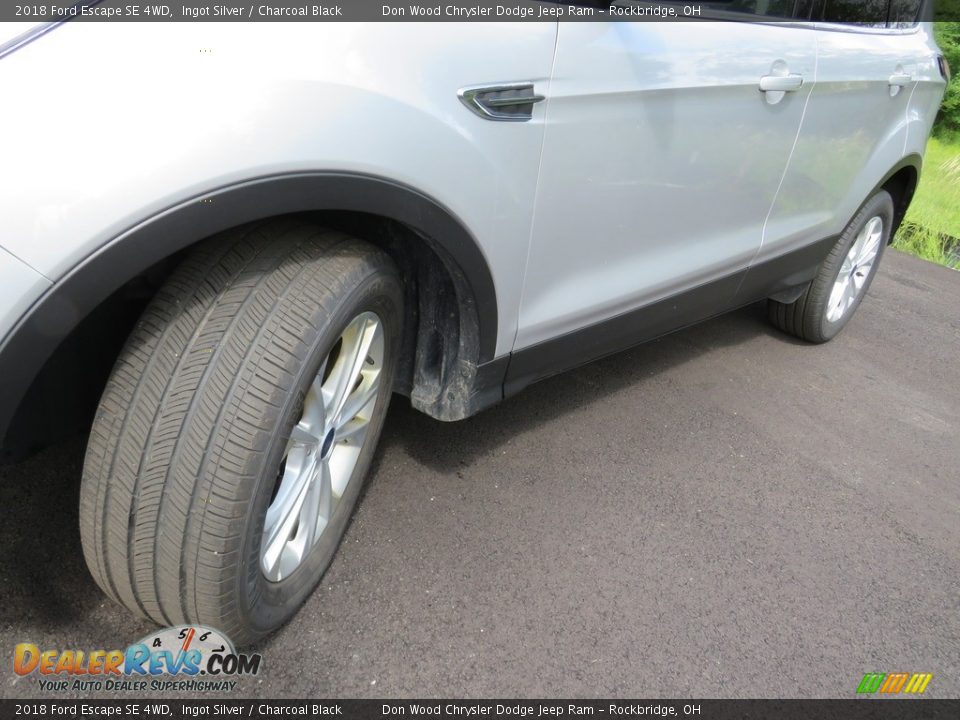 2018 Ford Escape SE 4WD Ingot Silver / Charcoal Black Photo #10