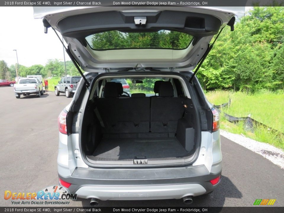 2018 Ford Escape SE 4WD Ingot Silver / Charcoal Black Photo #14