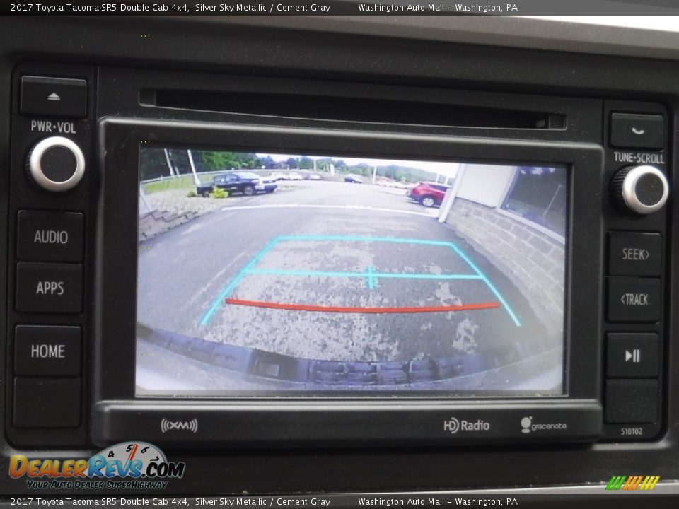 2017 Toyota Tacoma SR5 Double Cab 4x4 Silver Sky Metallic / Cement Gray Photo #21
