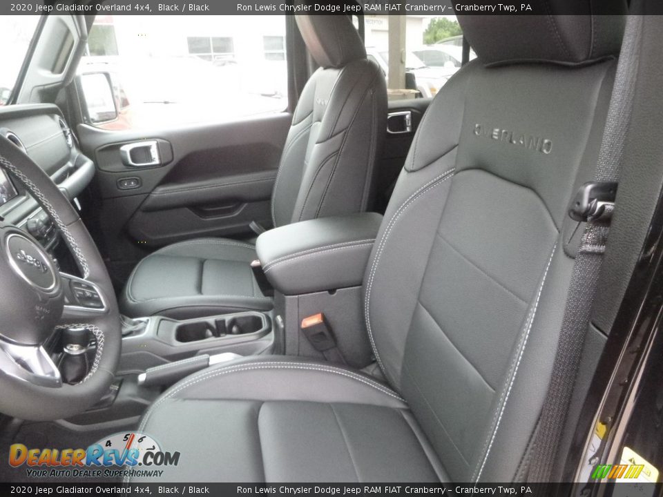 2020 Jeep Gladiator Overland 4x4 Black / Black Photo #14