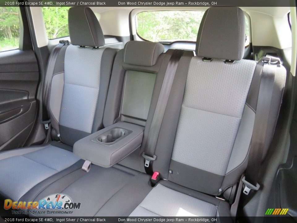 2018 Ford Escape SE 4WD Ingot Silver / Charcoal Black Photo #23