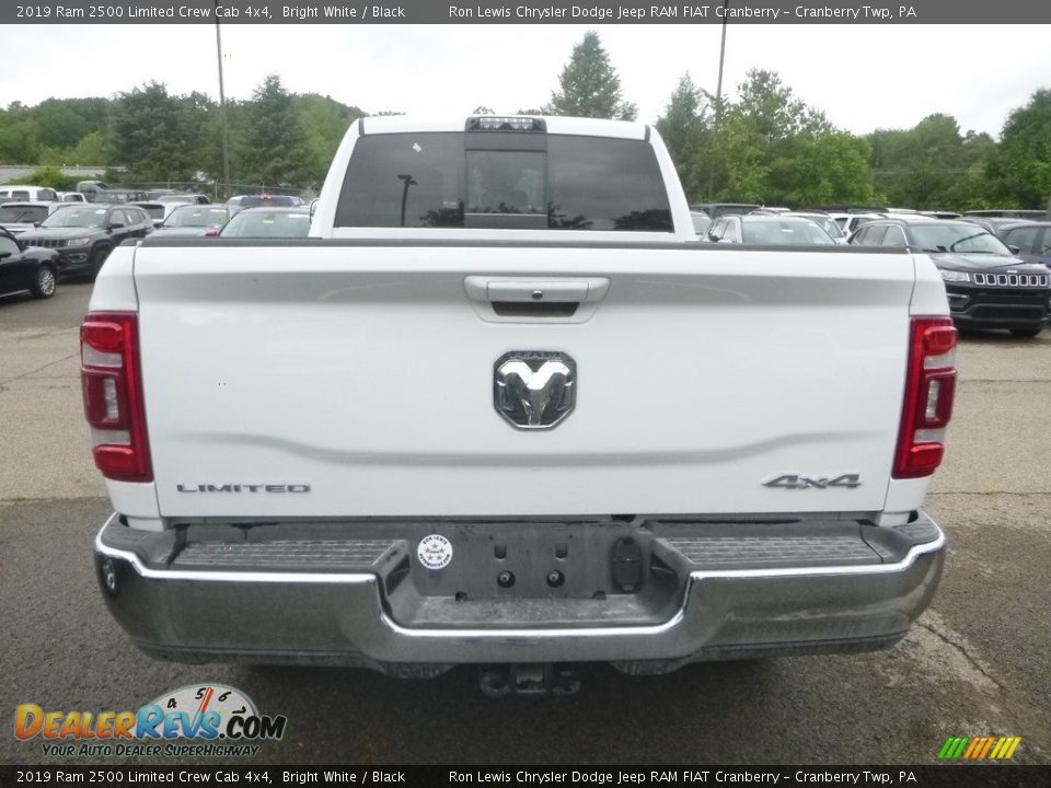 2019 Ram 2500 Limited Crew Cab 4x4 Bright White / Black Photo #4