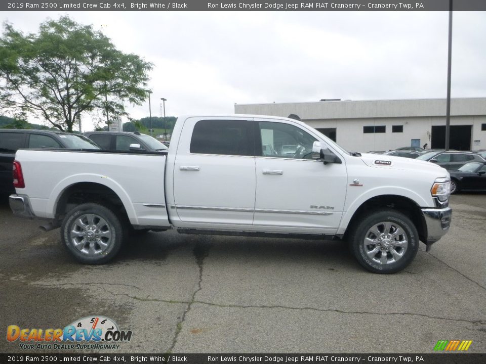 2019 Ram 2500 Limited Crew Cab 4x4 Bright White / Black Photo #6