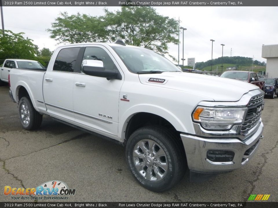 2019 Ram 2500 Limited Crew Cab 4x4 Bright White / Black Photo #7