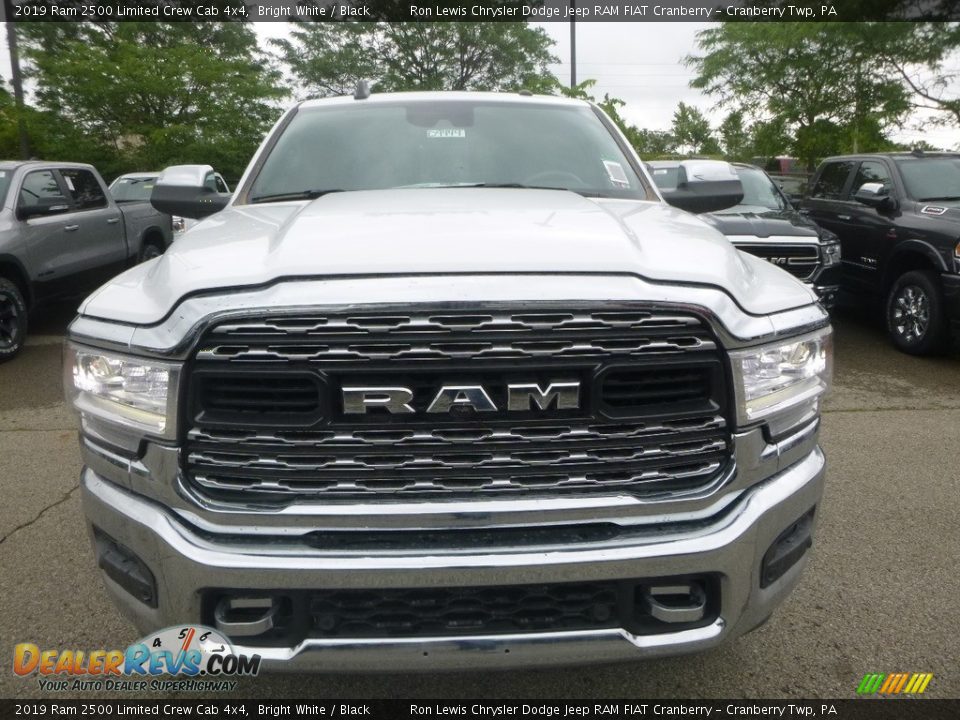 2019 Ram 2500 Limited Crew Cab 4x4 Bright White / Black Photo #8
