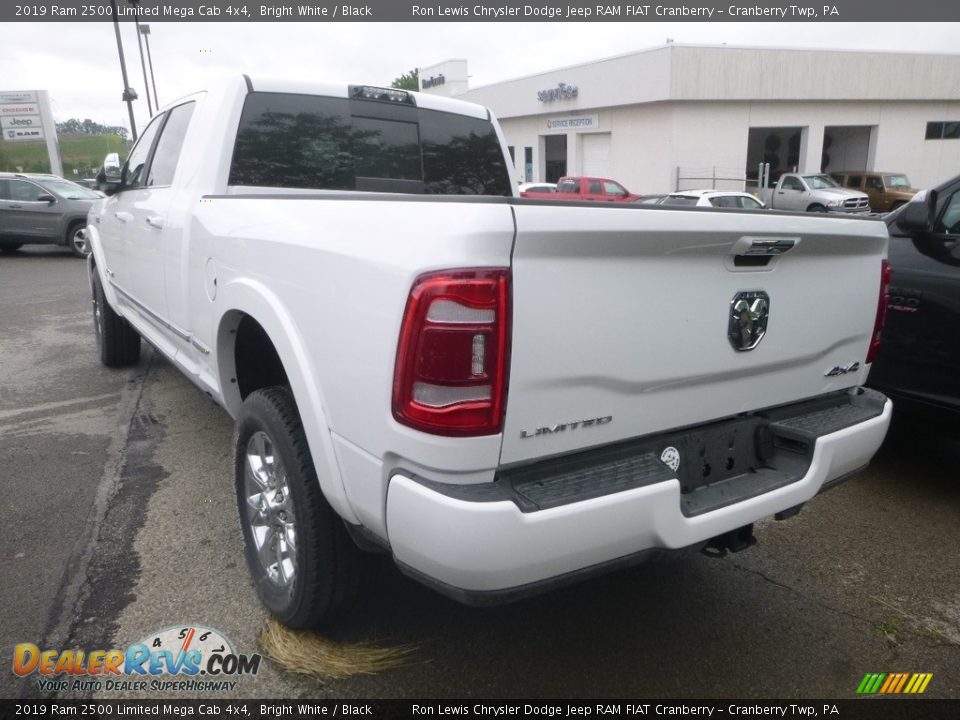 2019 Ram 2500 Limited Mega Cab 4x4 Bright White / Black Photo #3