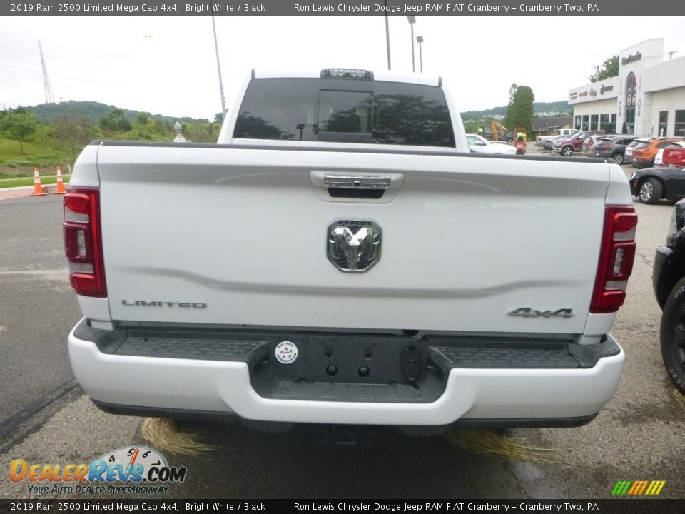 2019 Ram 2500 Limited Mega Cab 4x4 Bright White / Black Photo #4