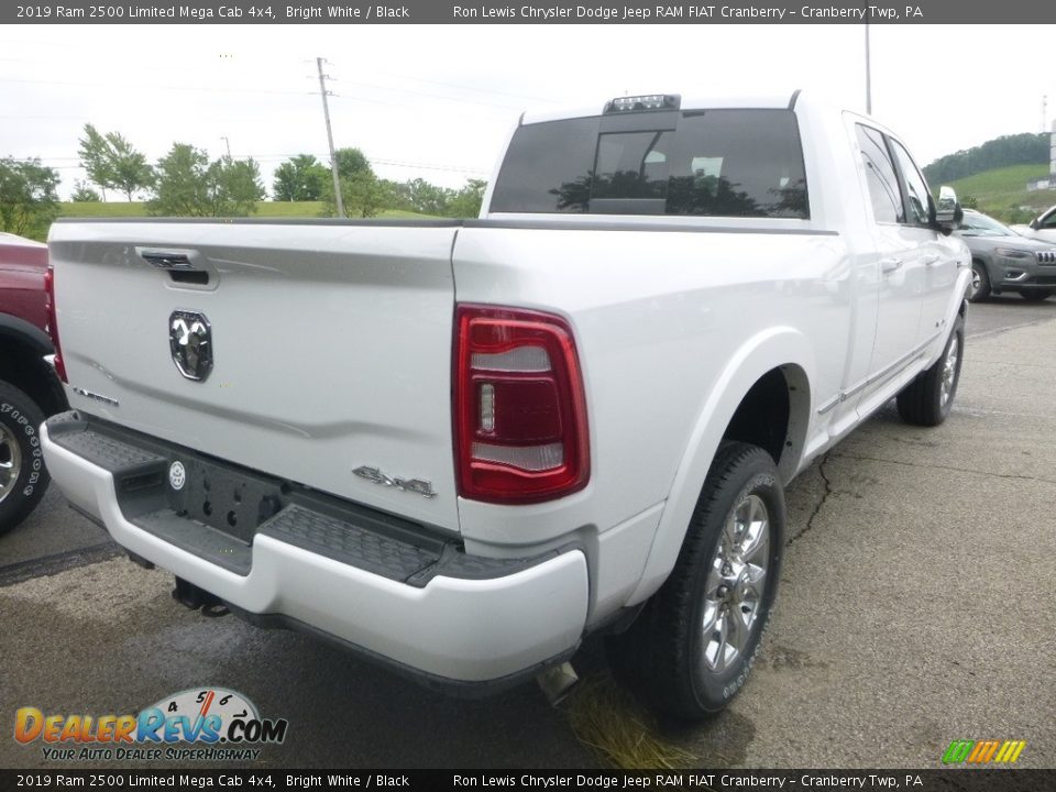 2019 Ram 2500 Limited Mega Cab 4x4 Bright White / Black Photo #5
