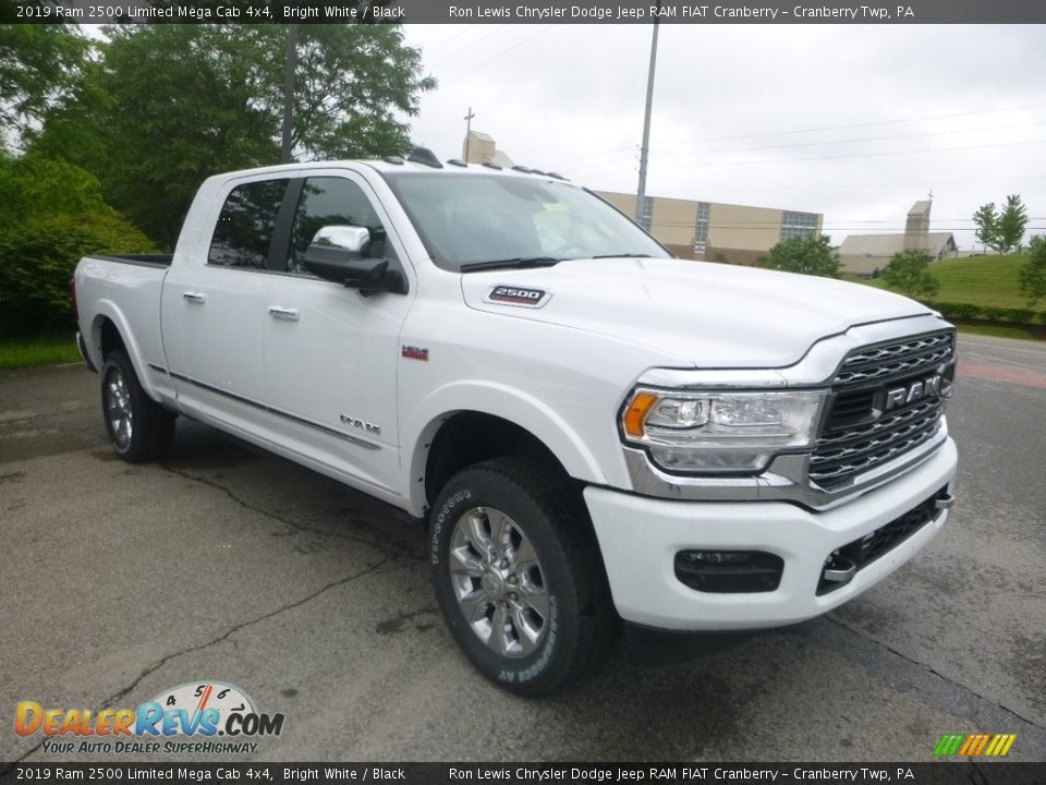 2019 Ram 2500 Limited Mega Cab 4x4 Bright White / Black Photo #6