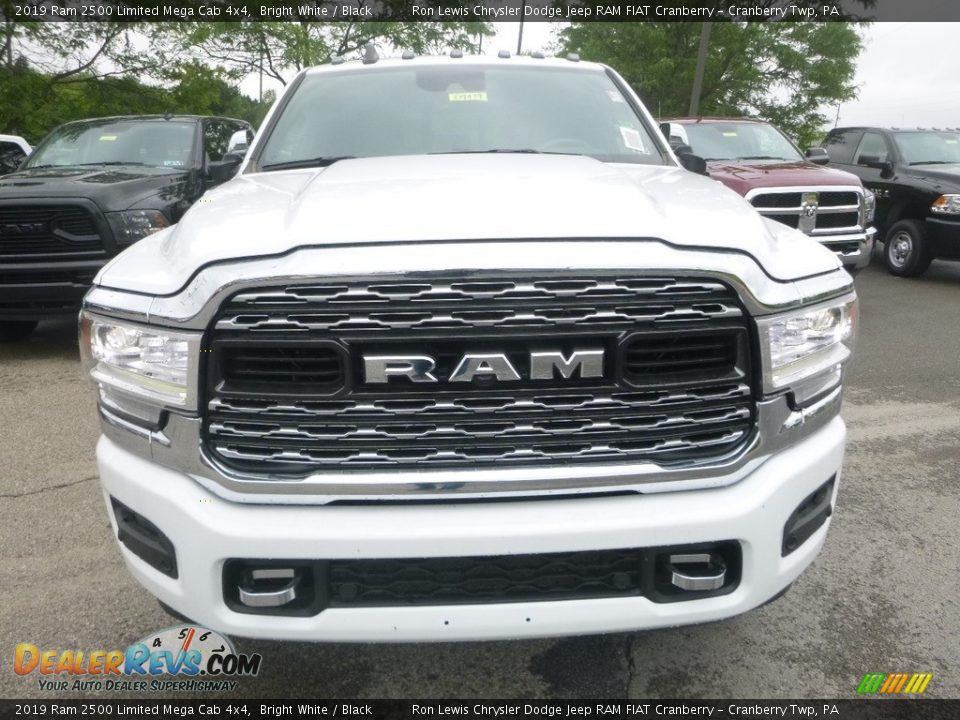 2019 Ram 2500 Limited Mega Cab 4x4 Bright White / Black Photo #7