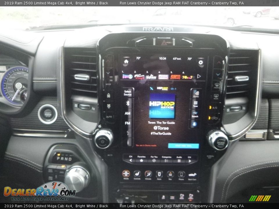 2019 Ram 2500 Limited Mega Cab 4x4 Bright White / Black Photo #17