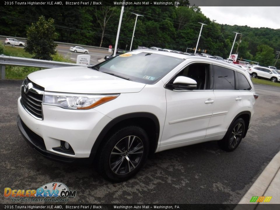 2016 Toyota Highlander XLE AWD Blizzard Pearl / Black Photo #6