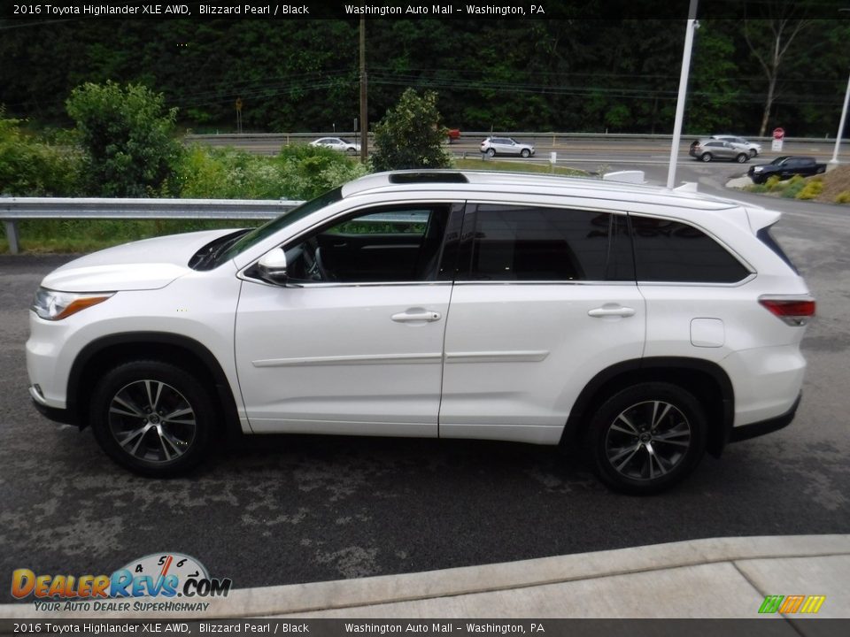 2016 Toyota Highlander XLE AWD Blizzard Pearl / Black Photo #7