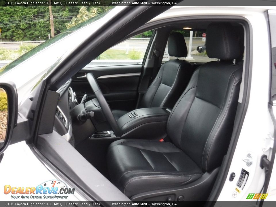 2016 Toyota Highlander XLE AWD Blizzard Pearl / Black Photo #14